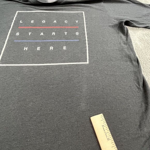 The North Face Men’s Large Black Slim Fit Shirt USA Flag Logo legacy starts here - Picture 7 of 10